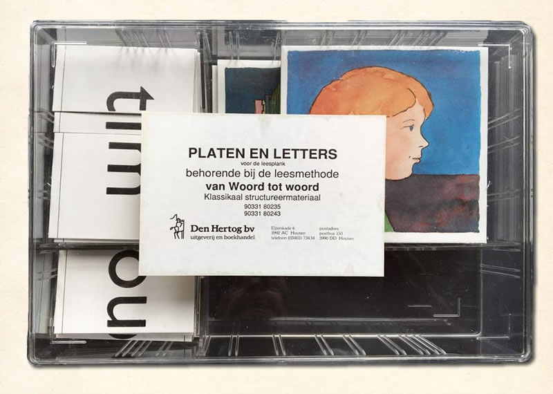 Letterdoosje Opbergdoos van Woord tot Woord 1986 