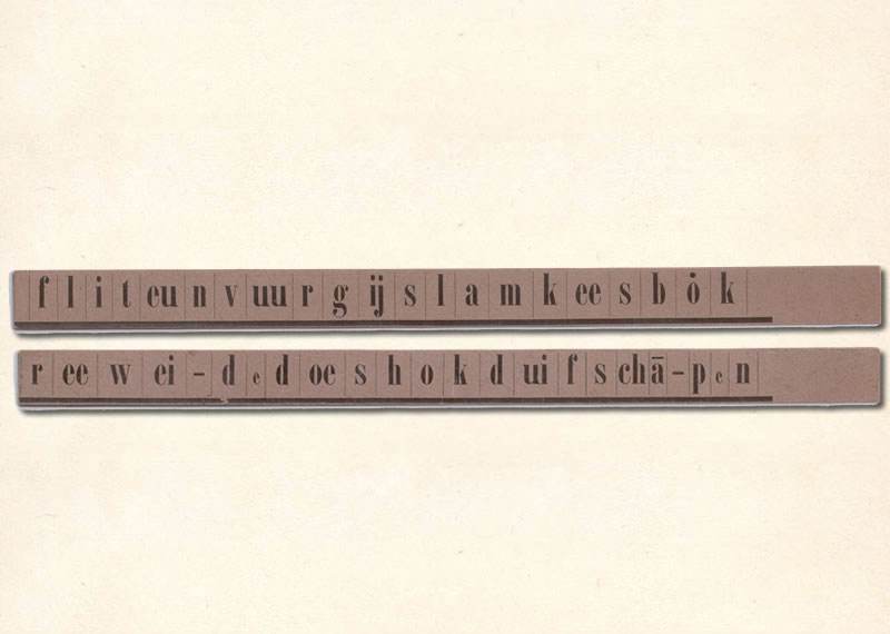Letterstrook Hoogeveen 1931-1960