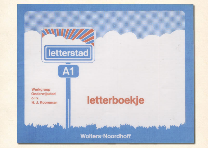 Letterboekje A1 Kooreman letterstad 1976 