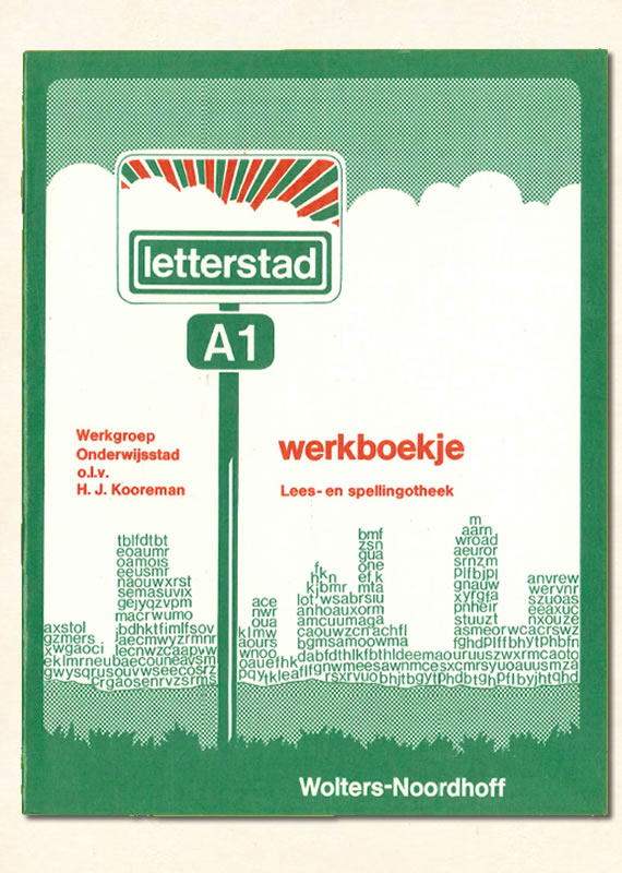 werkboekje A1 Kooreman letterstad 1976